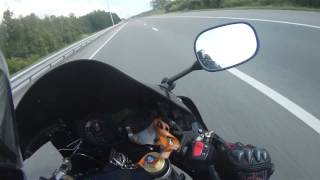 Suzuki GSXR 600 K3 Top Speed 280 kmh [upl. by Adnir]