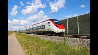 Neufahrzeug in Deutschland SBB CFF FFS Stadler Giruno RABe 501 0166 Auggen Baden Württemberg [upl. by Marvin]