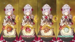 Noelle Artifacts Set Comparison  Genshin Impact [upl. by Wandie]