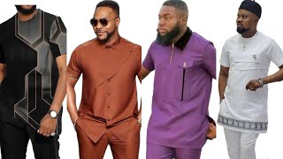 Modèle chemises en tendance à imprimé wax africain pour hommes [upl. by Stevie]