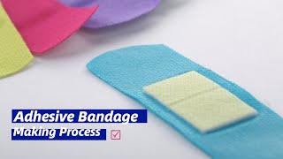 The adhesive bandage making process [upl. by Lipscomb]