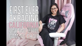 Choosing the perfect gaming chair ft AKRacing California Pink and White Unboxing and Assembling [upl. by Anig]