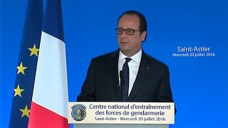 Hollande quotLa fin de lEtat de droit serait la fin de lEtatquot [upl. by Tierza12]