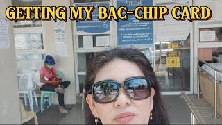 GETTING MY BACCHIP CARD  CharrieTv [upl. by Eivi]