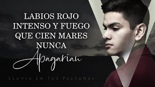 LETRA LLUVIA EN TUS PESTAÑAS  Virlan García Lyric Video [upl. by Gannie]