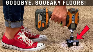 Stop Squeaky Floors on Carpet or Hardwood [upl. by Sillihp]