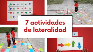 7 ACTIVIDADES DE LATERALIDAD  ORIENTACIÓN ESPACIAL [upl. by Eeryk]