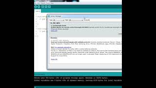 How to download library in Arduino IDE Shorts [upl. by Dugald]