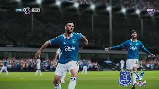 Everton vs Crystal Palace  Premier League 202324 [upl. by Solegnave282]