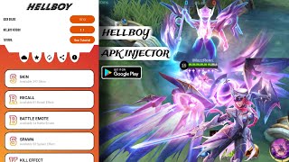 New Released Apk Injector 2024 Unlock All Skin MLBB  Hellboy Skin Tools Mobile Legends [upl. by Inol]