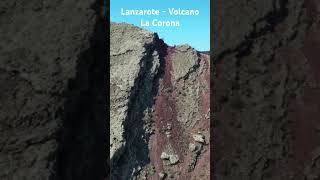 Lanzarote  Volcano La Corona  Amazing 4k Drone Footage [upl. by Tompkins]