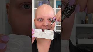 färbst du deine Augenbrauen Wenn ja wie oft💗💗makeup alopecia nohair viral alopezie [upl. by Mroz]