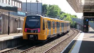 Tyne amp Wear Metro Class 555020 at Chillingham Road [upl. by Bergin]