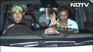 Ajay Devgn Mobbed By Fans After The Screening Of Raid [upl. by Anitnamaid]