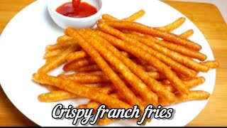 Crispy French Fries At Home  Perfect Delicious Potato Stick Recipe [upl. by Madoc]