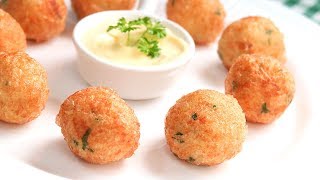 Albóndigas o Croquetas de Bacalao y Patata  Muy Fáciles y Deliciosas [upl. by Euqinwahs]