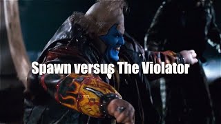 Spawn VS The Violator  Long Hard Road Out of Hell [upl. by Anwadal]