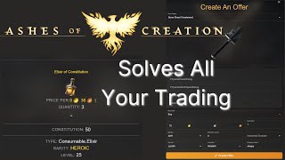 Ashes of Creation Market Showcase [upl. by Ttelracs205]