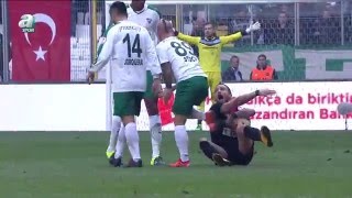 Bursaspor 1  2 Amed Sportif Maç Özeti 31 Ocak 2016 [upl. by Haimorej]