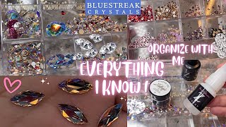 RHINESTONES FOR NAILS 101  How to get the best quality rhinestones  Best glue for rhinestones [upl. by Mcdougall]