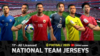 National Team Jersey • eFootball 2025 mobile [upl. by Otrevogir]