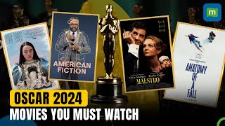 Oscar 2024 MustWatch Winning And Nominated Movies  How And Where To Stream [upl. by Nancey]