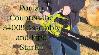 Poulan CounterVibe 3400 Final Assembly and First Start for Smittyschainsaws [upl. by Erehc]