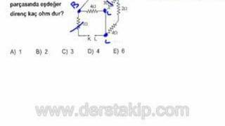 Elektrik akım konu anlatımı harflendirme metodu [upl. by Mikeb]