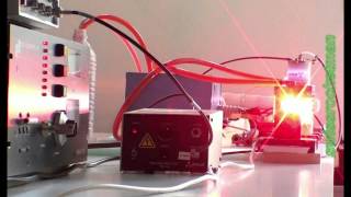 Flashlamp pumped Rhodamine B dye laser [upl. by Nomra720]