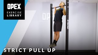 Strict Pull Up  OPEX Exercise Library [upl. by Lucey]