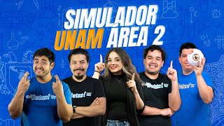 Reactivos resueltos del Simulador UNAM 2024 área 2 [upl. by Oileve]