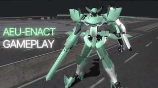 Mobile Suit AEU Enact GAMEPLAY  GUNDAM GAMEPLAY  Mobile Suit Gundam 00 gundam [upl. by Adnara]