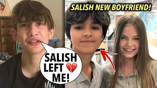 Salish Matter New Boyfriend Revealed 😱 NIDAL IS MAD [upl. by Anitsim543]