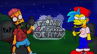 FNF Friday of Barts death  VS Dead Bart Botplay █ Friday Night Funkin █ [upl. by Ilram]