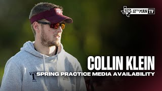 Spring Practice Media Availability Collin Klein [upl. by Serrano730]