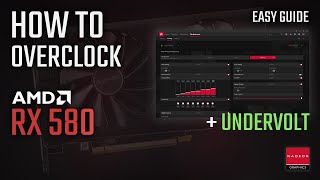 How to OVERCLOCK and UNDERVOLT RX 580  ADRENALIN 2020 Easy Guide Tutorial [upl. by Aihsekan]