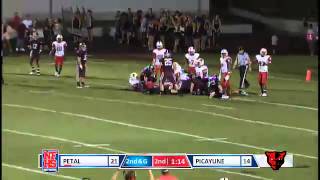 Picayune  13  Skyler Bowman  Short QB Sneak for TD [upl. by Ardnalak]