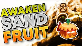 How To Awaken Sand Fruit Abilities in Blox Fruits [upl. by Hanikas]