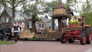 Optocht versierde wagens Roderwolde 2013 [upl. by Ytirahs]