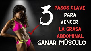 Como quemar grasa abdominal ejercicios Como ganar musculo en 3 pasos [upl. by Naasar451]