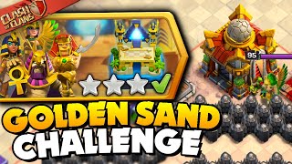 Easily 3 Star Golden Sand and 3Starry Nights Challenge Clash of Clans [upl. by Recor449]