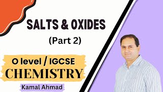 O level amp IGCSE Chemistry Salts amp Oxides Part2 MOLECULES JOURNEY [upl. by Anawat650]