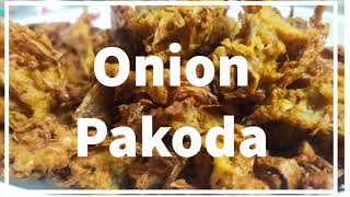 Onion Pakoda  Telugu style  Easy 5 minutes Snack recipe  Besan flour recipies [upl. by Arabeila542]