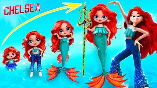 Chelsea the Mermaid Growing Up  32 Kraken LOL OMG DIYs [upl. by Christiane]