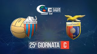 Catania  Casertana 30 Highlights [upl. by Ahsinnek]