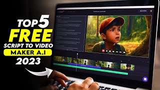 Top 5 Free AI Script To Video Makers  Convert Text to Video using AI [upl. by Enak]