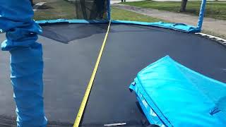 How to measure a Trampoline and things to remember to replace trampoline safety net [upl. by Donoghue142]