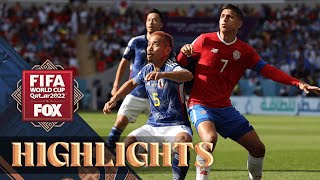 Japan vs Costa Rica Highlights  2022 FIFA World Cup [upl. by Tterrej324]