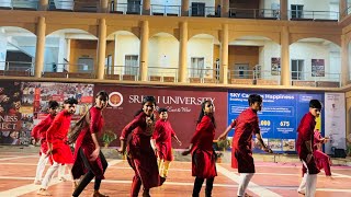 College fest dance  Diwali Dance Celebration  Sri Sri University [upl. by Oitaroh767]