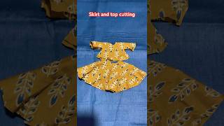 Skirt and top cutting shorts easytrick skirttop fashion girldressyoutubeshorts [upl. by Robb]